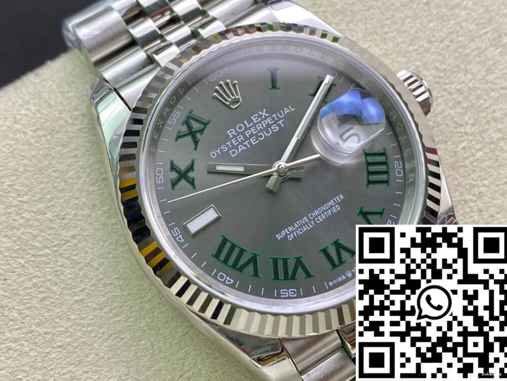 Datejust Factory Dial 36MM Grey Rolex M126234-0045 EW 1105